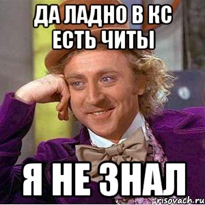 Да ладно в кс есть читы я не знал