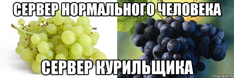 Сервер нормального человека Сервер курильщика