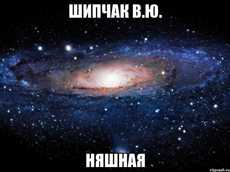 Шипчак В.Ю. няшная, Мем Вселенная