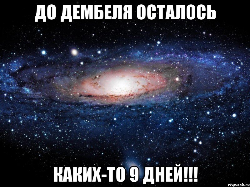 До дембеля осталось каких-то 9 дней!!!, Мем Вселенная