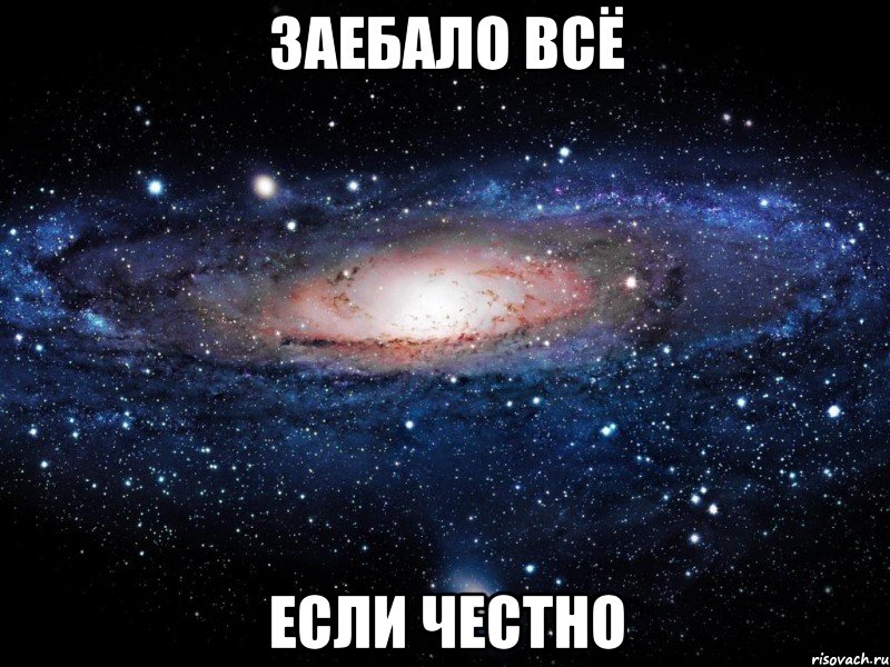 ЗАЕБАЛО ВСЁ ЕСЛИ ЧЕСТНО, Мем Вселенная