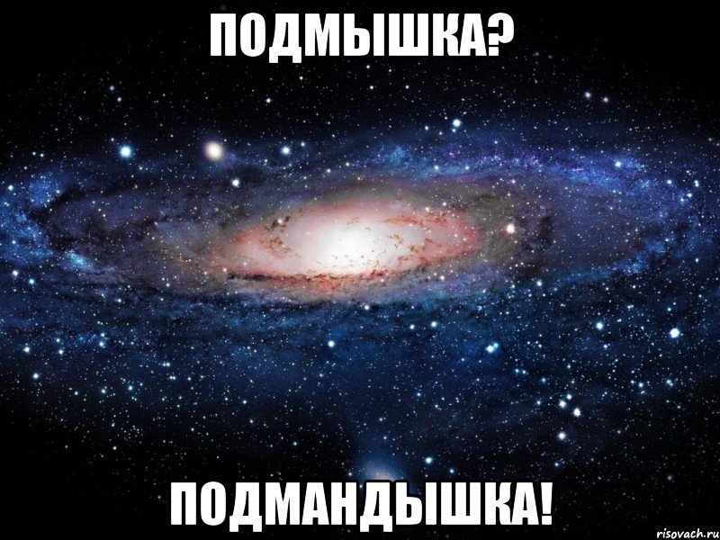 Подмышка? Подмандышка!, Мем Вселенная