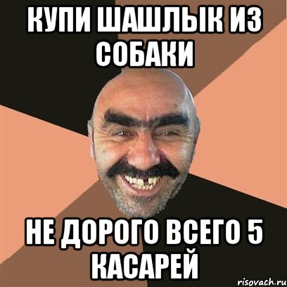 купи шашлык из собаки не дорого всего 5 касарей, Мем Я твой дом труба шатал