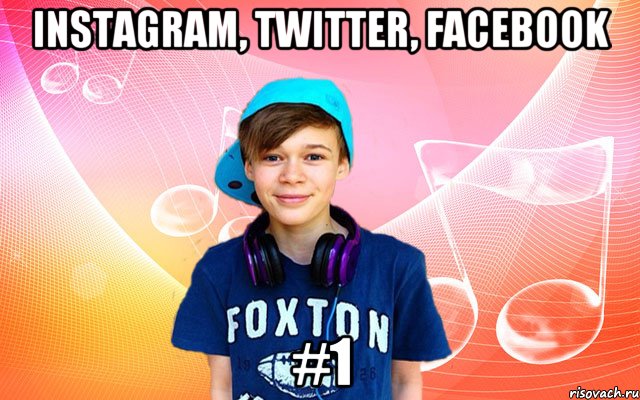 Instagram, Twitter, Facebook #1