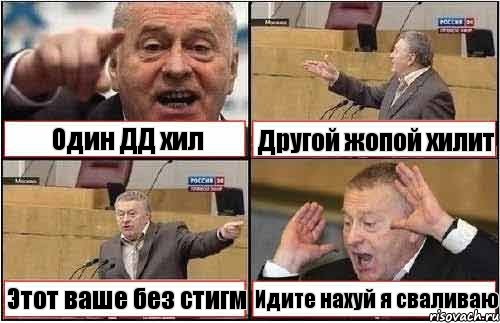 Один ДД хил Другой жопой хилит Этот ваше без стигм Идите нахуй я сваливаю, Комикс жиреновский