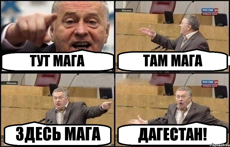 ТУТ МАГА ТАМ МАГА ЗДЕСЬ МАГА ДАГЕСТАН!, Комикс Жириновский