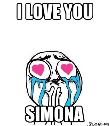 I Love You Simona, Мем Влюбленный