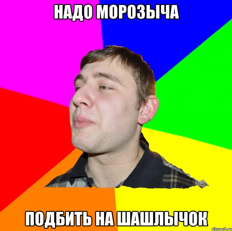 НАДО МОРОЗЫЧА ПОДБИТЬ НА ШАШЛЫЧОК