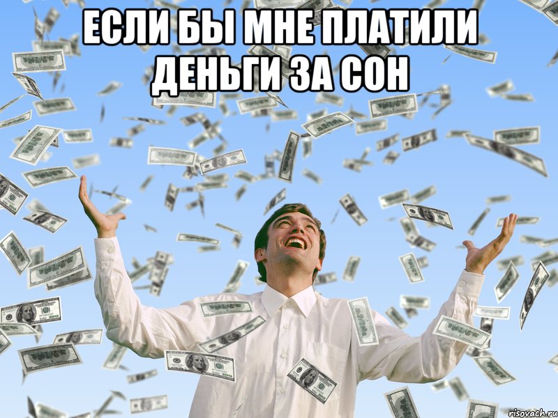 Если бы мне платили деньги за сон , Мем 43423