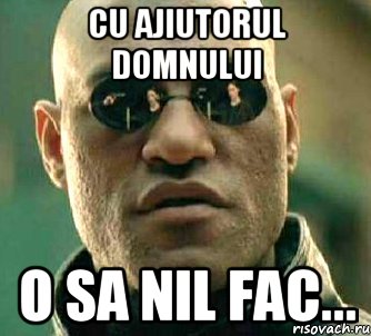 cu ajiutorul Domnului o sa nil fac...