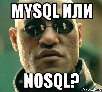 mysql или nosql?