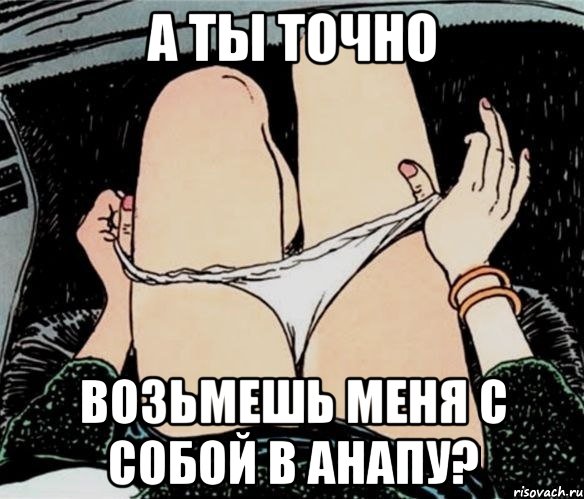 А ты точно возьмешь меня с собой в Анапу?, Мем А ты точно