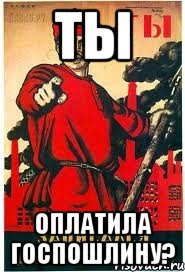 ТЫ оплатила госпошлину?, Мем А ты записался добровольцем