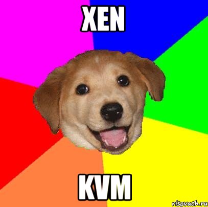 XEN KVM, Мем Advice Dog