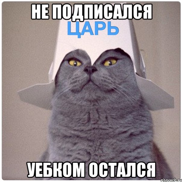 НЕ ПОДПИСАЛСЯ УЕБКОМ ОСТАЛСЯ