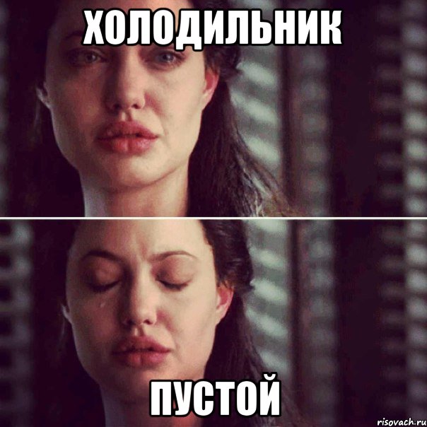Холодильник пустой, Комикс Анджелина Джоли плачет