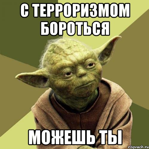С терроризмом бороться можешь ты