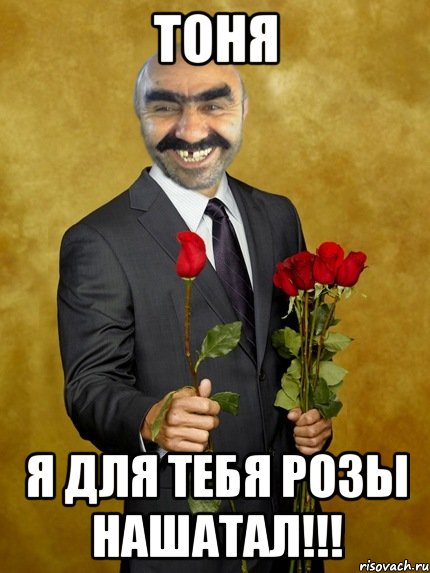 тоня я для тебя розы нашатал!!!, Мем Ашотик влюбленный