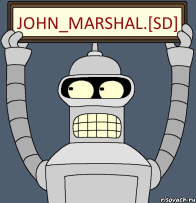 John_Marshal.[SD], Комикс Бендер с плакатом