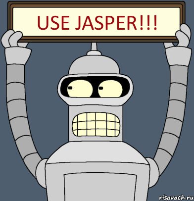 USE JASPER!!!, Комикс Бендер с плакатом