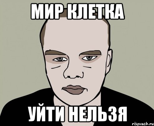 мир клетка уйти нельзя