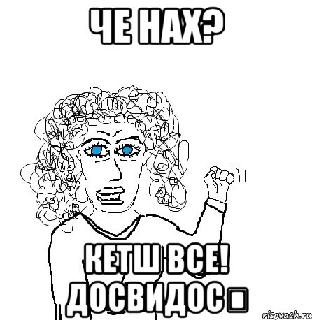 Че нах? Кетш все! Досвидос✋