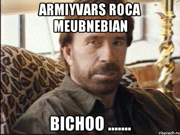 armiyvars roca meubnebian bichoo .......