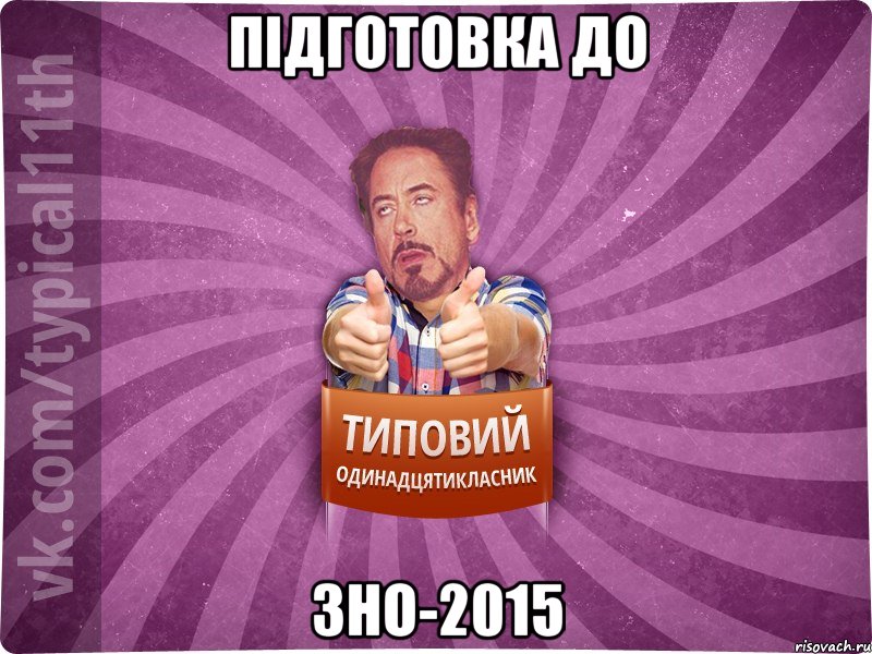 Підготовка до Зно-2015