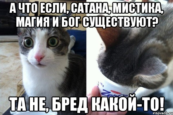 А что если, сатана, мистика, магия и бог существуют? Та не, бред какой-то!, Комикс  Да не бред-какой-то (2 зоны)