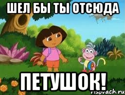 Шел бы ты отсюда Петушок!