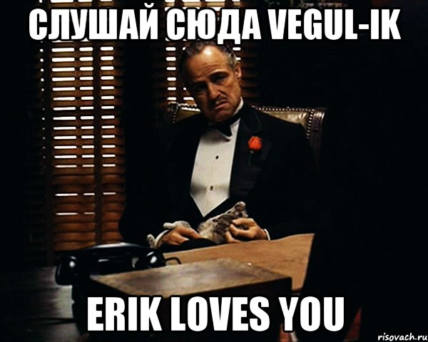 Слушай Сюда Vegul-ik Erik Loves You, Мем Дон Вито Корлеоне