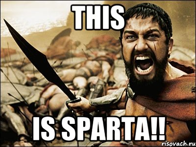 This is SPARTA!!, Мем Это Спарта