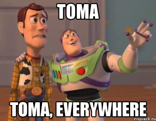 Toma Toma, everywhere, Мем Они повсюду (История игрушек)