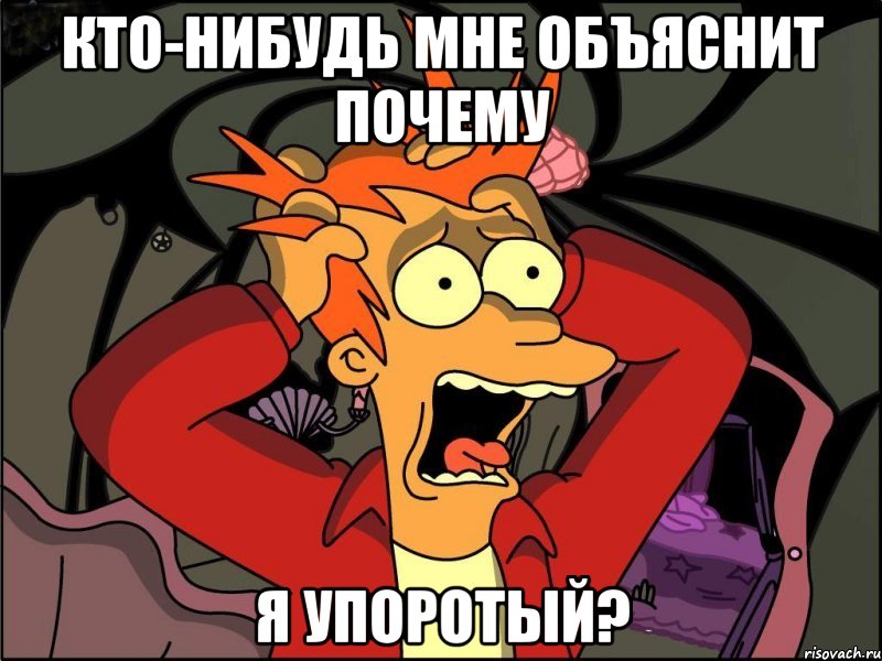 Кто-нибудь мне объяснит почему Я упоротый?, Мем Фрай в панике