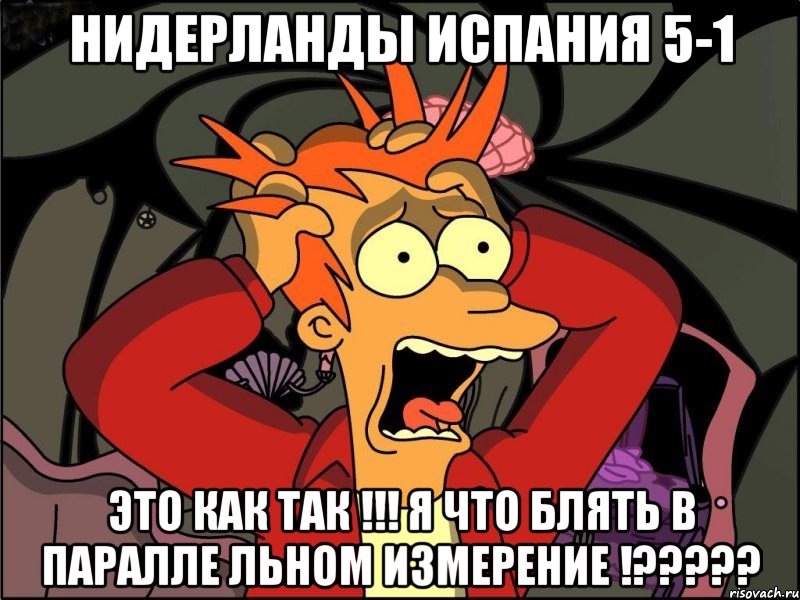 НИДЕРЛАНДЫ ИСПАНИЯ 5-1 ЭТО КАК ТАК !!! Я ЧТО блятЬ В ПАРАЛЛЕ ЛЬНОМ ИЗМЕРЕНИЕ !?????