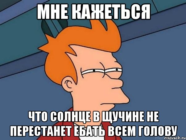 Мне кажеться что Солнце в Щучине не перестанет ебать всем голову, Мем  Фрай (мне кажется или)