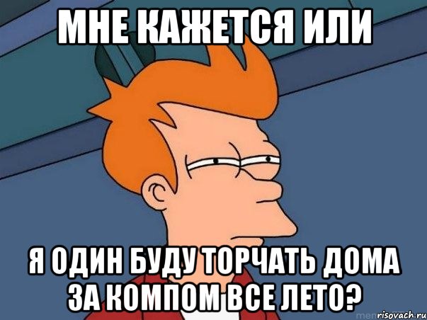 Мне кажется или я один буду торчать дома за компом все лето?, Мем  Фрай (мне кажется или)