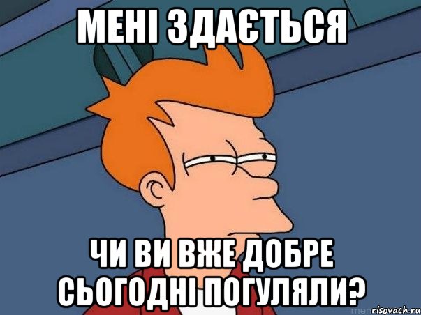 Мені здається чи ви вже добре сьогодні погуляли?, Мем  Фрай (мне кажется или)