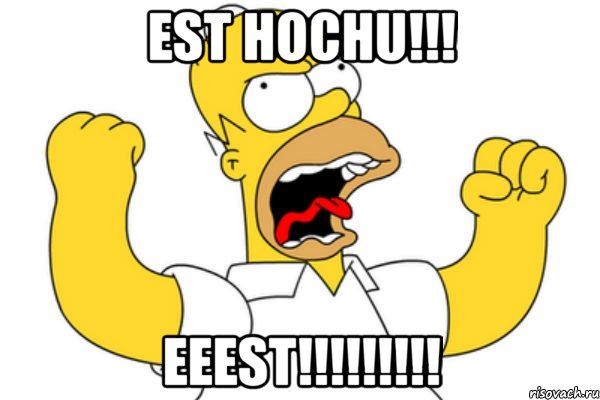 EST HOCHU!!! EEEST!!!!!!!!!, Мем Разъяренный Гомер