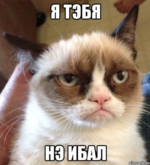 я тэбя нэ ибал