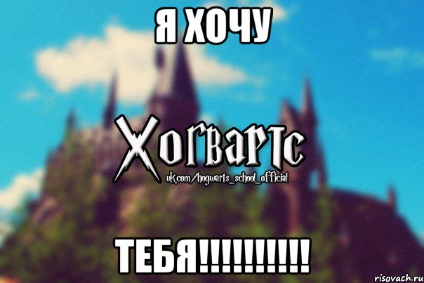 Я хочу ТЕБЯ!!!!!!!!!!, Мем Хогвартс