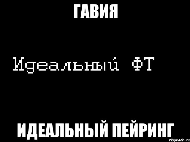 Гавия Идеальный пейринг, Мем Идеальный фт