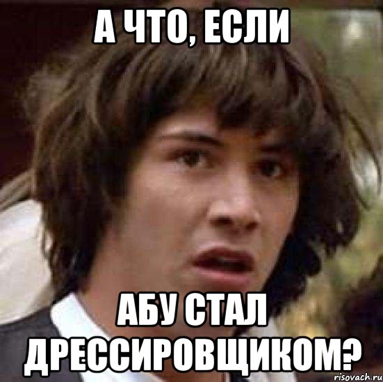 а что, если абу стал дрессировщиком?, Мем А что если (Киану Ривз)