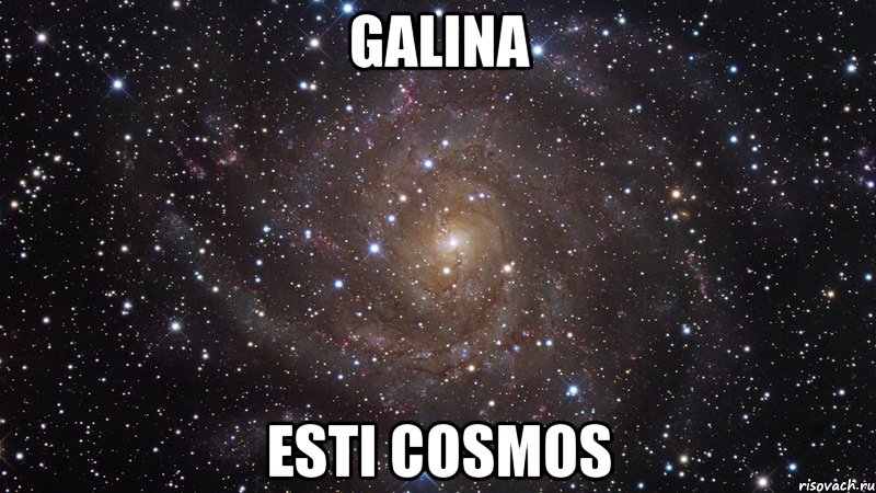 Galina Esti cosmos, Мем  Космос (офигенно)