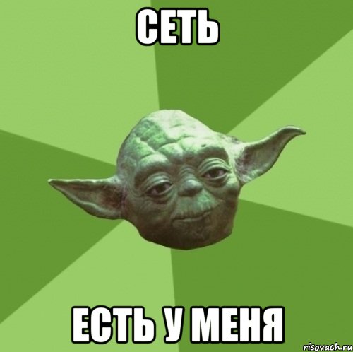 сеть есть у меня, Мем Мастер Йода