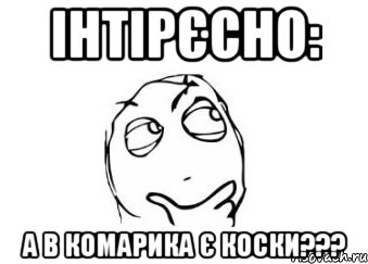 ІнтірЄсно: а в комарика є коски???, Мем Мне кажется или