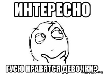 Интересно Гусю нравятся девочки?, Мем Мне кажется или