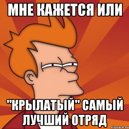 Мне кажется или "Крылатый" самый лучший отряд, Мем Мне кажется или (Фрай Футурама)