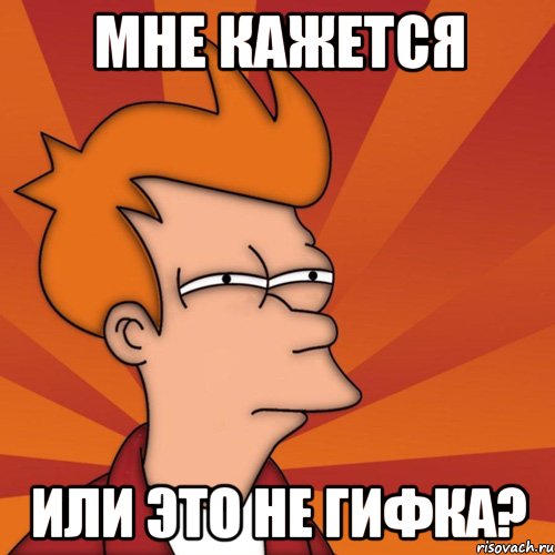 МНЕ КАЖЕТСЯ ИЛИ ЭТО НЕ ГИФКА?, Мем Мне кажется или (Фрай Футурама)