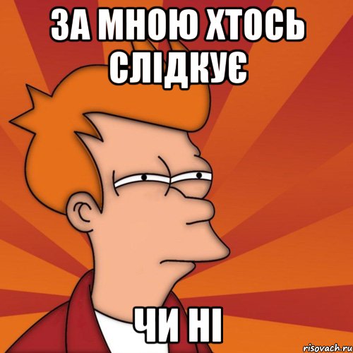 за мною хтось слідкує чи ні, Мем Мне кажется или (Фрай Футурама)
